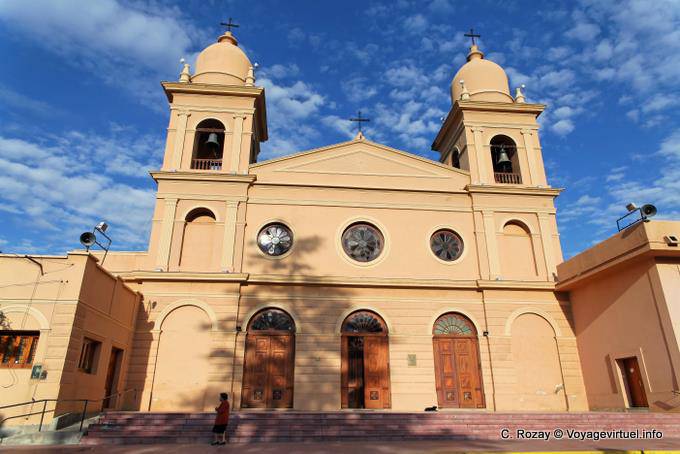 Facade of the cathedral, Cafayate - Argentina
