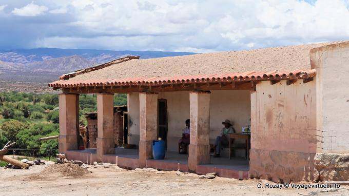 Traditional accommodation, Ruta 40 between Seclantas and Cachi - Argentina