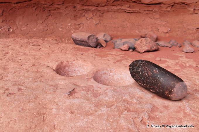 Stone mortar, Talampaya - Argentina