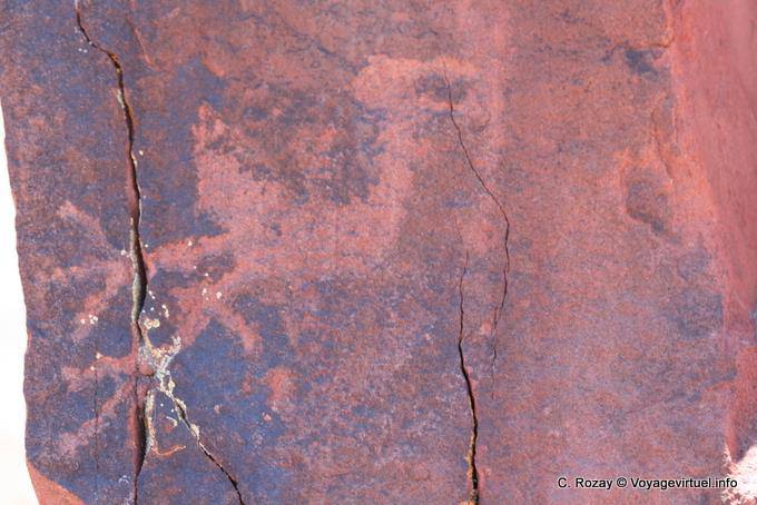 Petroglyph bird, Talampaya - Argentina