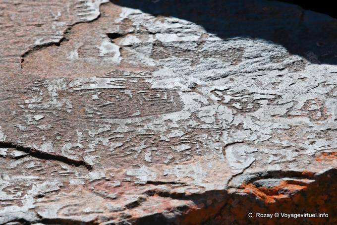 Art from the Puerta del Cañón, Talampaya - Argentina