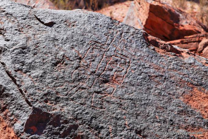 Neolithic registration Talampaya - Argentina