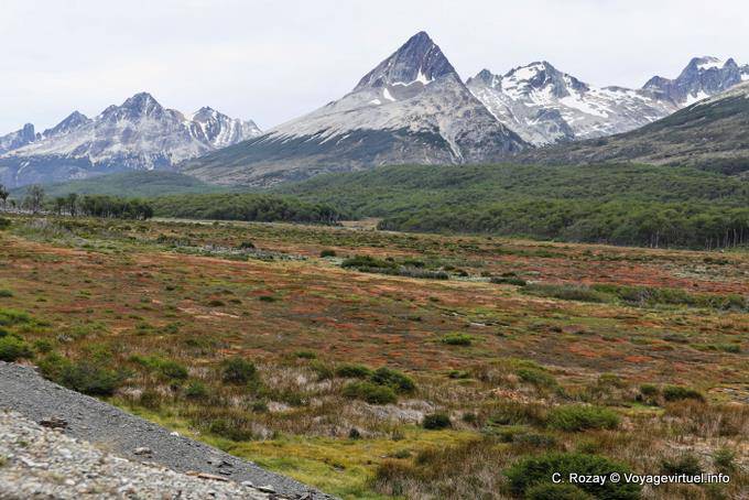 View from Cerro Bonete Tierra Mayor Valley, Ushuaia - Argentina