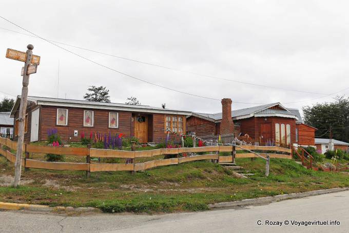 Typical wooden houses, Ushuaia Tolhuin - Argentina