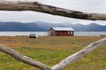 Abandoned on the shore of the lake, Lago Fagnano Ushuaia, Argentina.
