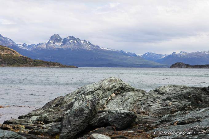 Acigami the lake called Lago Roca also, Parque Nacional Tierra del Fuego, Ushuaia - Argentina