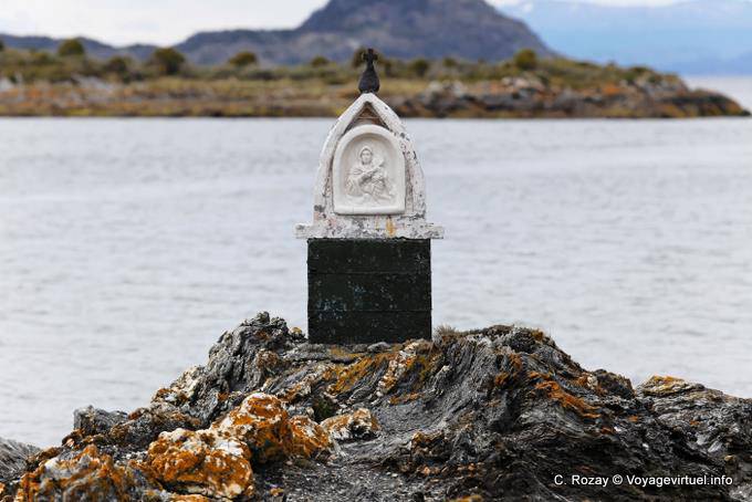 Religious terminal with Virgin, Bahia Lapataia, Parque Nacional Tierra del Fuego, Ushuaia - Argentina