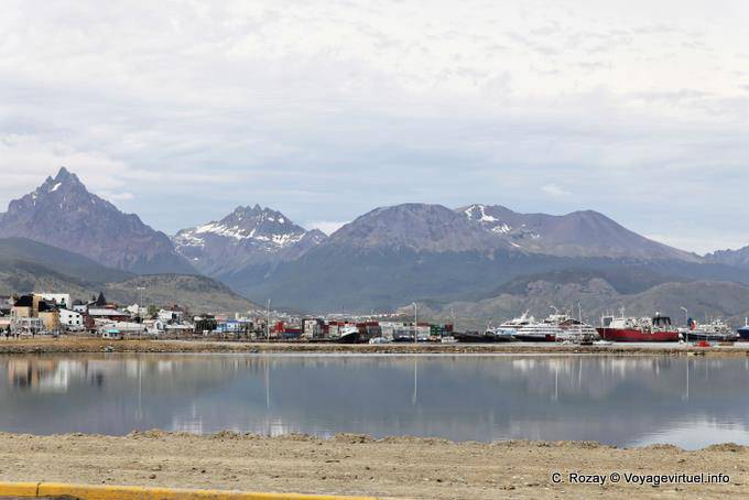 Reflection of mountains, Ushuaia - Argentina
