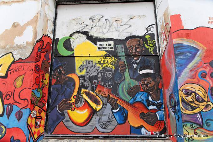 Basta impunidad, wall, Ushuaia - Argentina