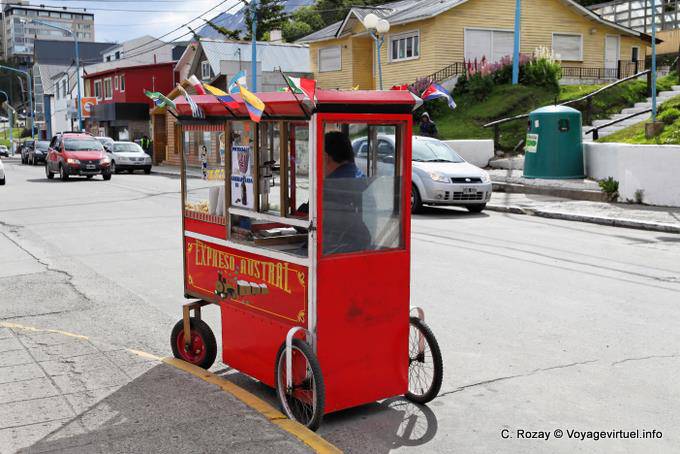 Seller popcorn, Ushuaia - Argentina
