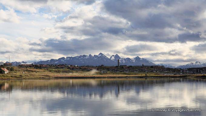 Reflections in the bahia Encerrada, Ushuaia - Argentina
