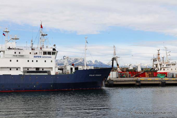 Polar expedition ship, Port of Ushuaia - Argentina