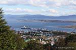 Panorama of the port, Ushuaia, Argentina.