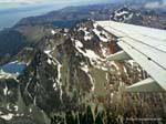 Flight to Ushuaia, view before landing, Argentina.