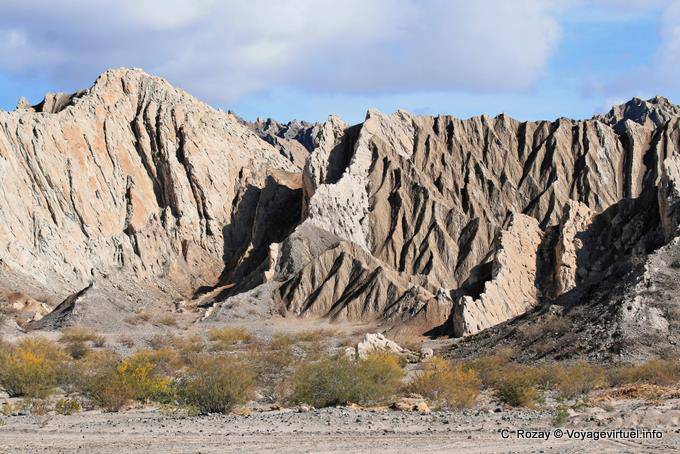 Passing through the Quebrada El Tonco Valley Calchaquies, Ruta 40 - Argentina