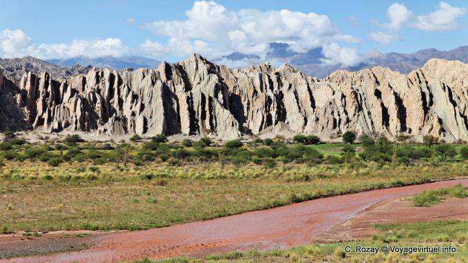 Laminated las Flechas quebrada Valley Calchaquies, Ruta 40 - Argentina