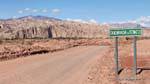 The quebrada El Tonco input Valley Calchaquies, Ruta 40, Argentina.
