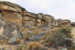 Panoramic cliff edge Walichu, Argentina.