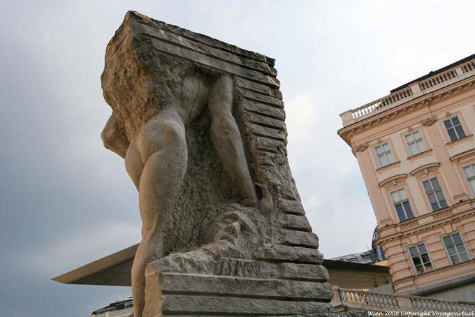 Albertina Platz, Memorial Antifascist - Vienna - Austria