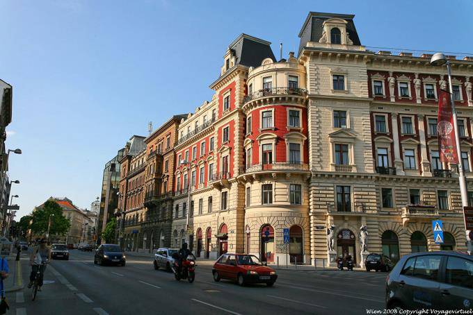 Auerspergstrasse, Schmerlingplatz angle - Vienna - Austria