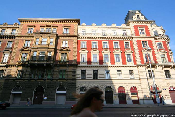 Auerspergstrasse, facades Colors - Vienna - Austria