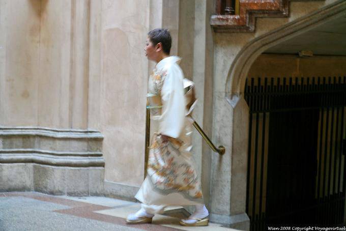 Freyung Ferstel Palace, Kimono mop - Vienna - Austria