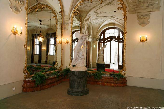 Freyung, Kinski Palace Ice rococcos in the lobby - Vienna - Austria