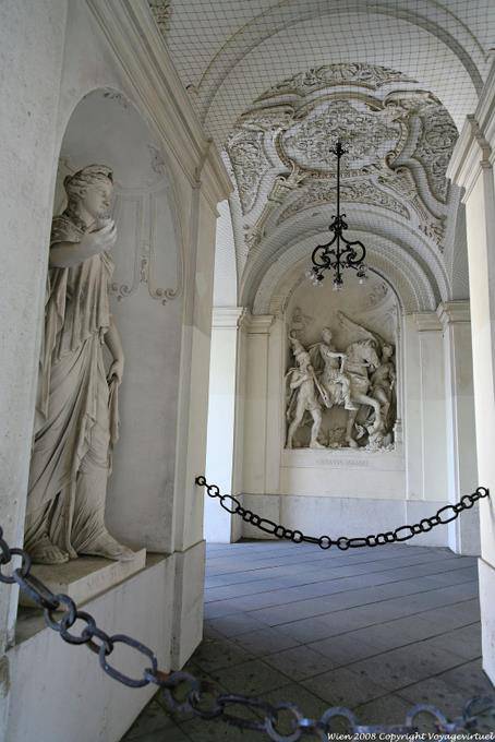 Hofburg Spanische Reitschule, Augustus statues - Vienna - Austria