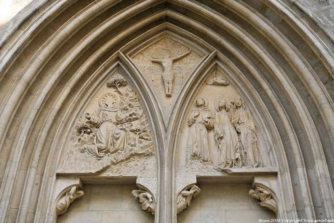 Minoritenkirche, Portal French Pattern - Vienna - Austria