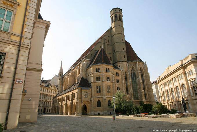 Minoritenkirche, rear view - Vienna - Austria