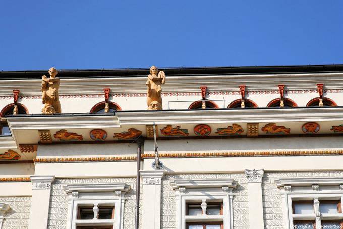 Museum Strasse Justizpalast detail of the decor - Vienna - Austria