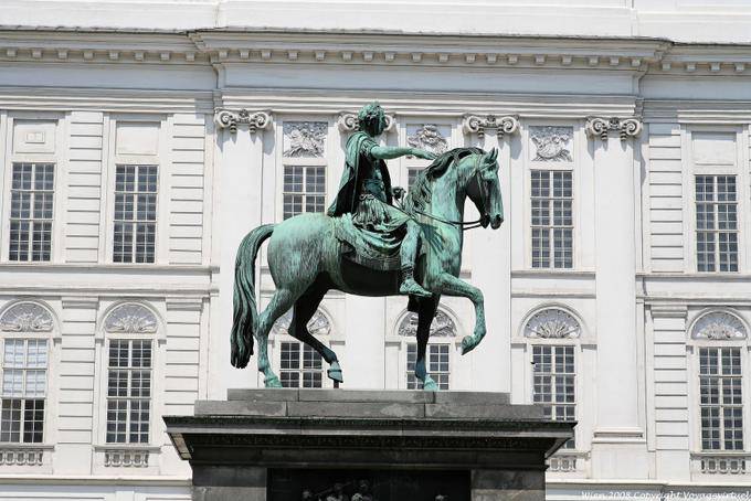 National Bibliothek, Reiterstatue Von Kaiser Joseph II - Vienna - Austria