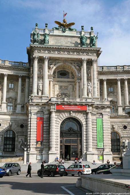 Neueburg Osterreichische Nationalbibliothek Museum Entrance - Vienna - Austria