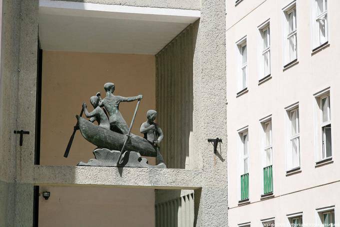 Salvatorgasse the Rowers - Vienna - Austria