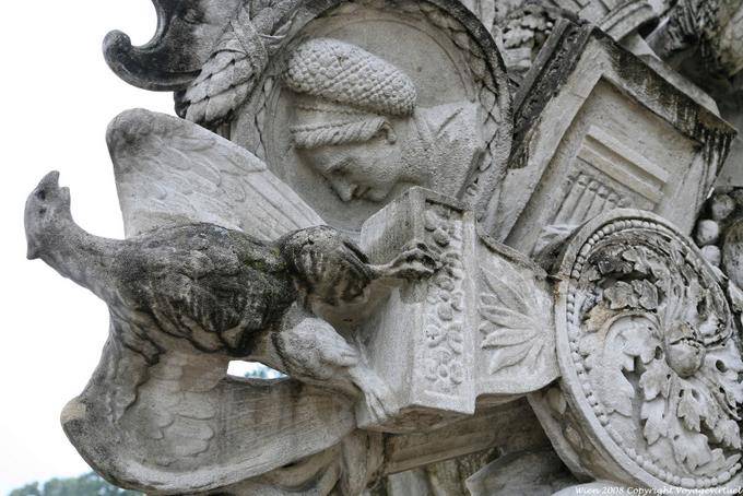 Gloriette Schönbrunn detail medallion - Vienna - Austria