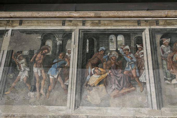 Stefansdom, torture sessions, paintings - Vienna - Austria