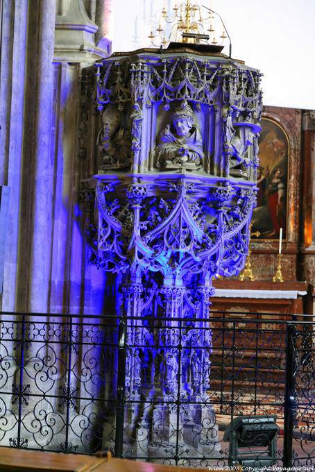 Stephansdom, Chair in Blue - Vienna - Austria