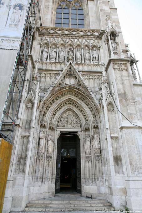 Votivkirche, entrance gate - Vienna - Austria