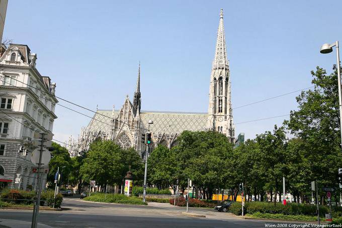 Votive Church, Seen from the back - Vienna - Austria