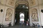 Hofburg, entrance to the Spanische Reitschule, Vienna - Austria.