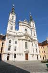 Jodok Fink Platz, Church Piaristenkirche, Vienna - Austria.