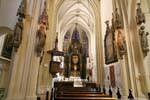 Maria Am Strand, the nave and the altar, Vienna - Austria.