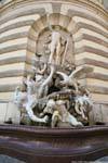 Michaeler Platz, Brunnen Macht zu Lande, Vienna - Austria.