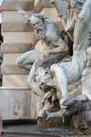 Michaeler Platz, Brunnen Macht zu See, Vienna - Austria.