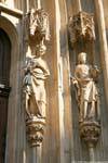 Minoritenkirche, Finesse statues, Vienna - Austria.