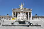 Pallas Athene Brunnen Parlament Landscape, Vienna - Austria.