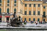 Schönbrunn Fountain Court Interieure, Vienna - Austria.