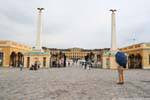 Schönbrunn Haupttor exterior view, Vienna - Austria.