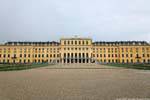 Schönbrunn Panorama on the front, Vienna - Austria.