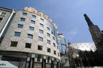 Graben Haas Haus und Stephanskirche, Vienna - Austria.